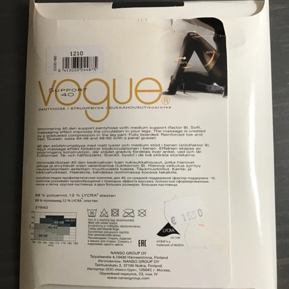 Vogue Support tights 40 den